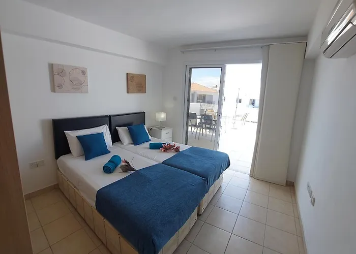 Tide Terrace 2 Bdr In Kapparis, Protaras Apartman