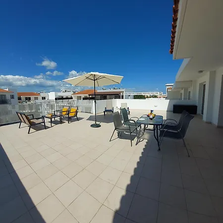 Tide Terrace 2 Bdr In Kapparis, Protaras Apartment *
